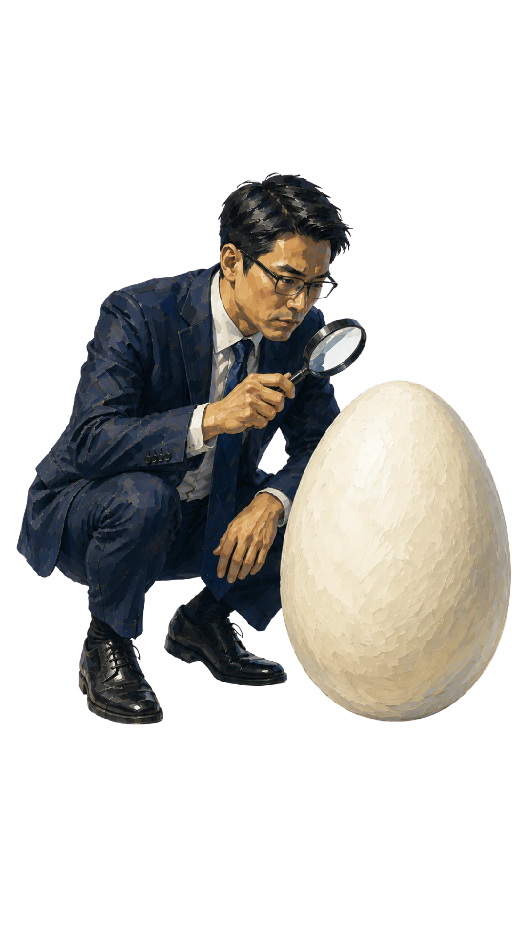 卵を観察し、自分の答えを探す設計者